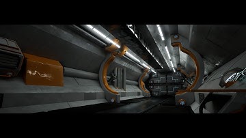 Sci-Fi Corridor in Unreal Engine 5