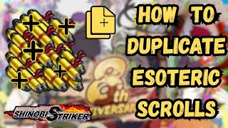 How to Duplicate Esoteric Scrolls | Naruto To Boruto Shinobi Striker *2026* screenshot 5