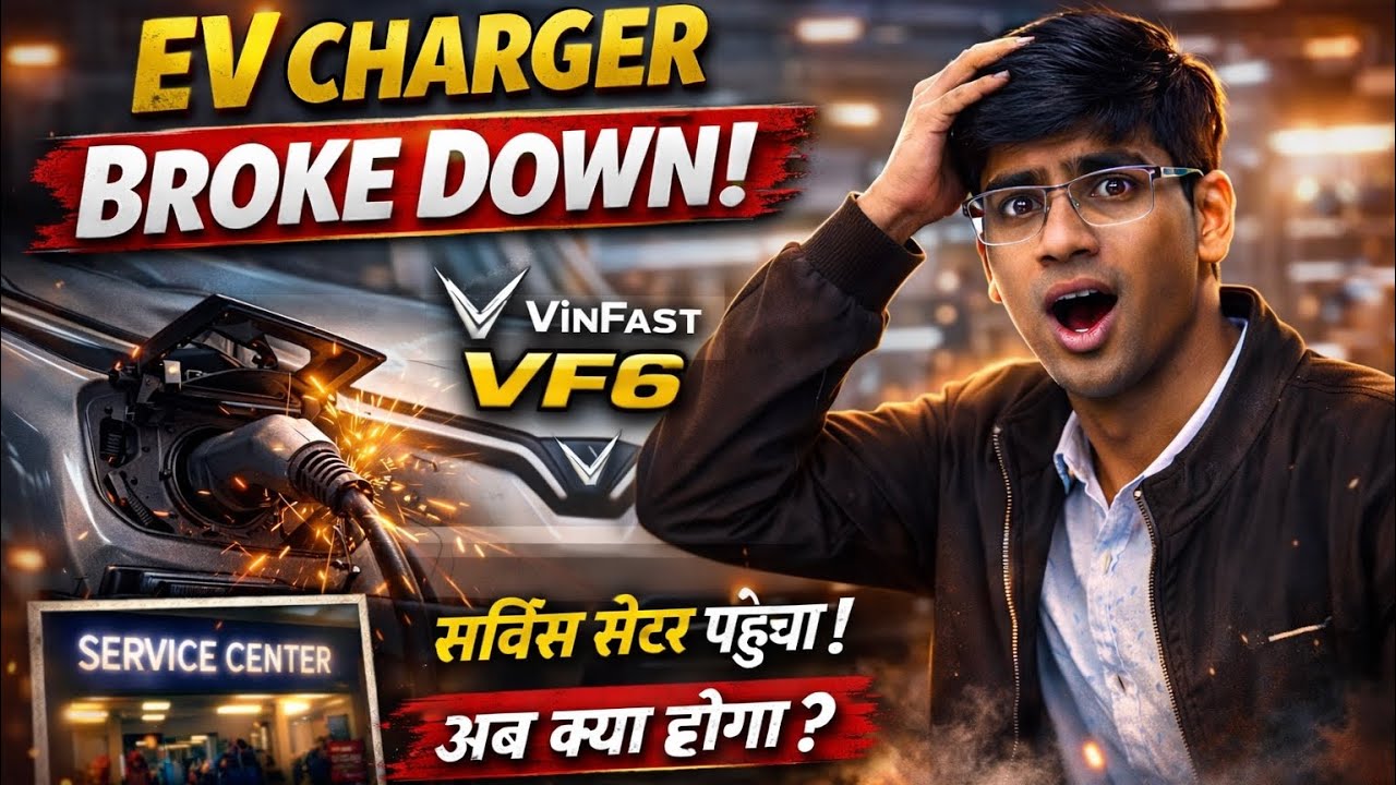 VinFast VF6 Charger Suddenly Fails! Off to the Service Center 😱”