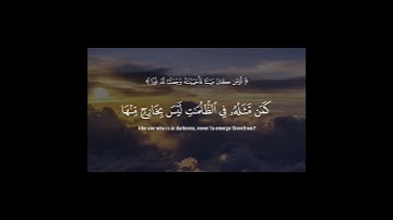 سورة الأنعام ( ١٢٢ ) #قران_كريم #ياسر_الدوسري #quran #yasseraldossary #استغفرالله