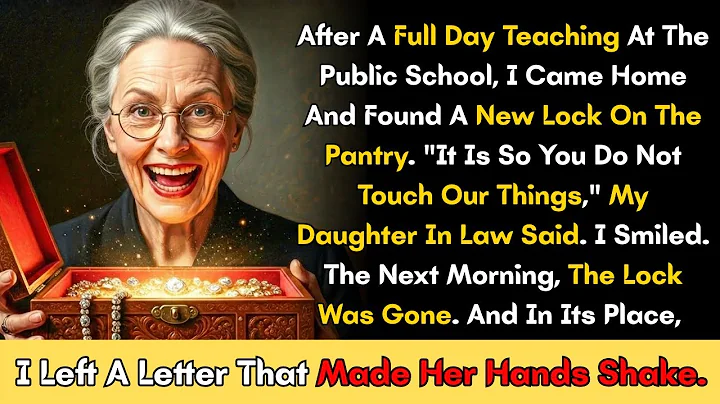 My Daughter-in-Law Locked My Pantry. At Dawn, I Removed It… And Left a Letter That Made Her Tremble.