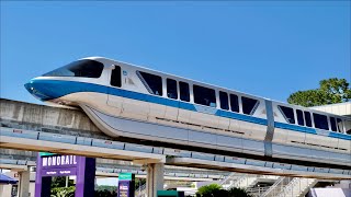 Magic Kingdom Express Monorail Complete Ride Experience in 4K | Walt Disney World Florida April 2021