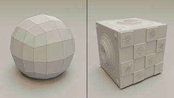 Cycles - Tangent Vector & Scalar Displacement Map Baking Tutorial