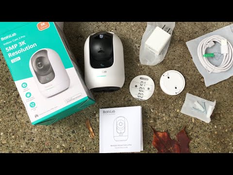 BOTSLAB Indoor 5MP 3K Resolution Smart Security Camera | Baby Monitor & Pet Camera