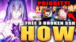 HOW TO GET FREE 3 BROKEN SSR`S!!!! WHO TO PICK & WHY! FORMIDABLE FOE (Jujutsu Kaisen Phantom Pardae)