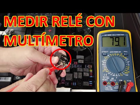 Medir Resistencia y Voltaje de Relé de 12V CON MULTÍMETRO