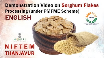 Demonstration Video on Sorghum Flakes Processing (under PMFME Scheme) - ENGLISH