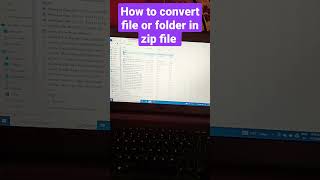 converting into zip file #zipfile #files