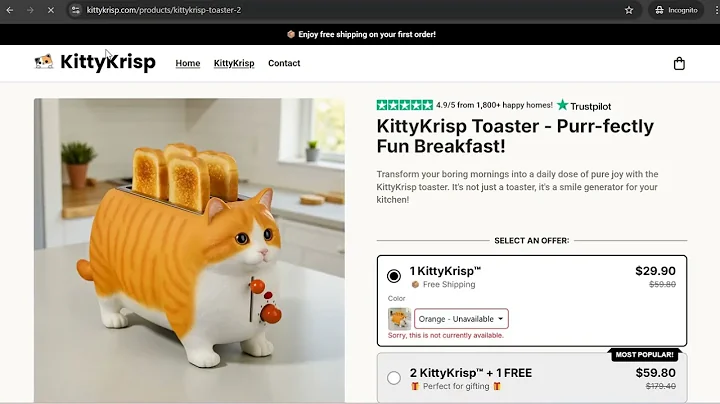 Kittykrisp.com  Reviews: Is Kittykrisp luxury product Legit or a Scam? Honest Review Before You Shop