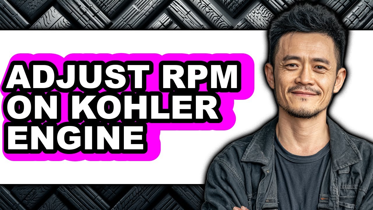 How to Adjust Rpm on Kohler Engine - Step by Step - YouTube