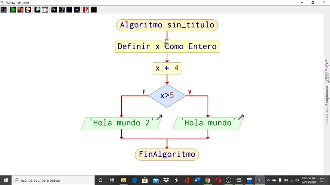 Estructura de control doble YouTube