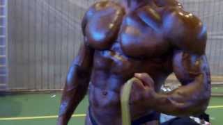 Deividas Dubinas Pumping at Backstage at BMR Grand Prix 2013