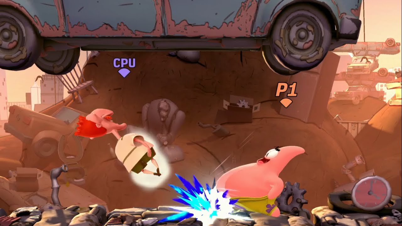 PATRICK vs NIGEL THORNBERRY (Lvl 9) Hardest Difficulty! Nickelodeon All ...