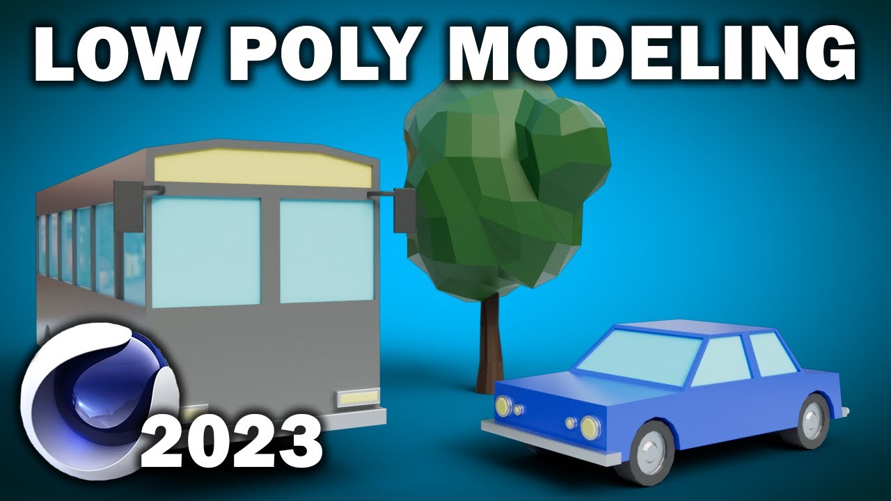 Cinema 4d 2023: Low Poly Modeling - YouTube