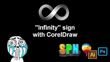 3D Looks Like Infinity Logo with CorelDraw