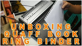 UNBOXING QUAFF BOOK RING BINDER