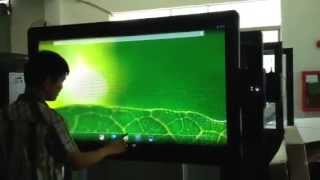 55 Android touch screen kiosk with camera WW-SNT-5595