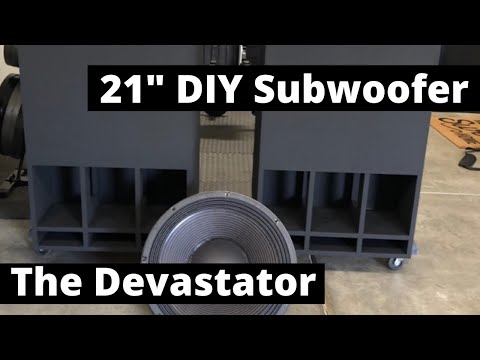 21 Zoll DIY Subwoofer Bauanleitung!