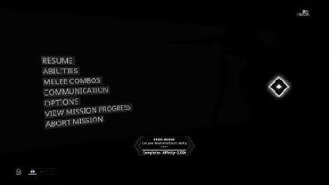 Warframe - Glitch Time (Stuck In The Darkness OPTIONS Screen)