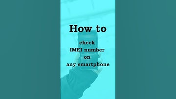 How to check IMEI number on any smartphone                                 #shorts #howto #tutorial