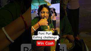 Pani puri eating challenge 😂 #couple #fun #game #games #challenge