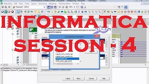 PowerCenter Designer(Read Description below) - Informatica Tutorial - Session - 4