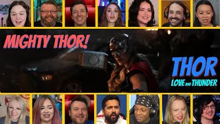 Reactors Reaction to JANE FOSTER as THE MIGHTY THOR in the Trailer for Thor: Love and Thunder