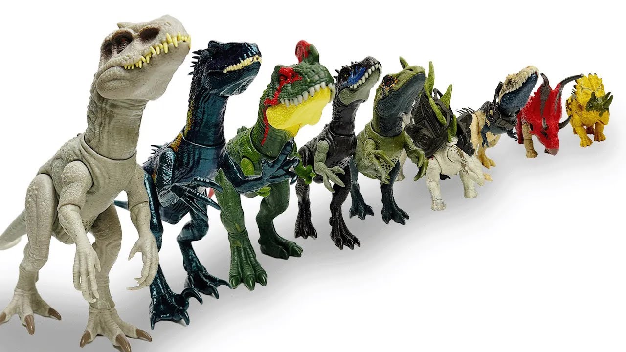 GIANT Haul Of The MOST POPULAR Jurassic Toy Lines  Dino Trackers, Primal Attack & More