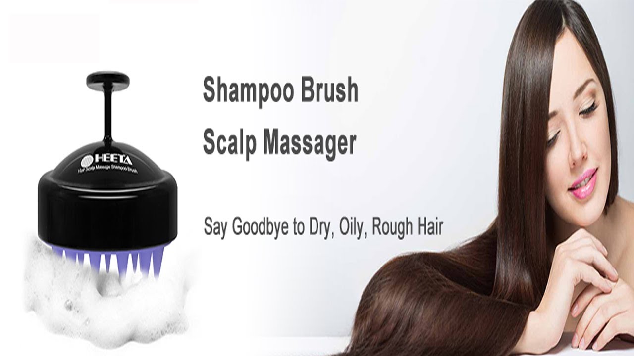 Hair Scalp Massager, Heeta Shampoo Brush with Sof YouTube