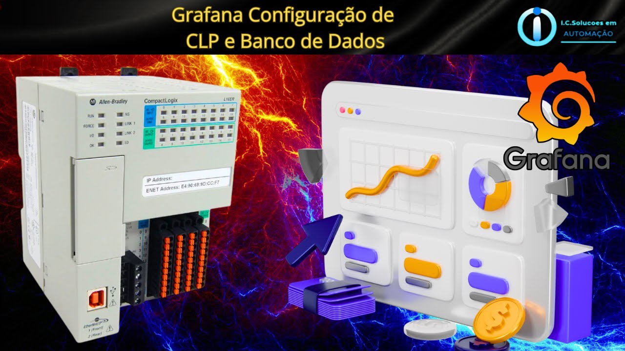 Grafana Configuração de CLP e Banco de Dados