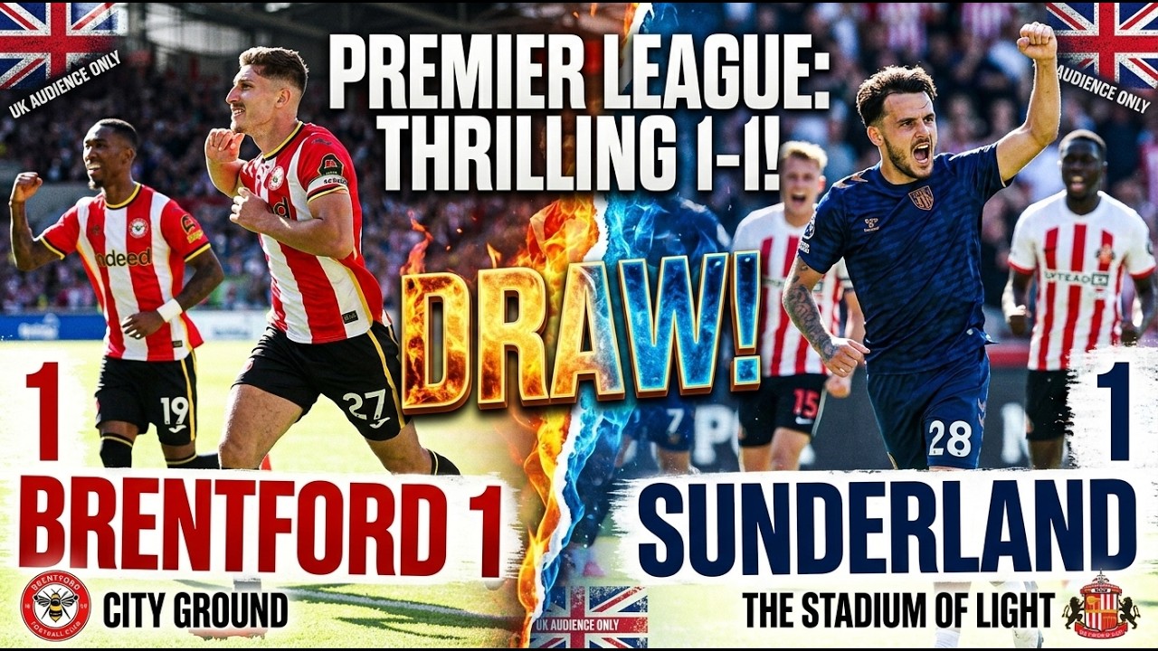 Brentford vs Sunderland 1-1 | Extended Match Highlights & All Goals | Premier League 2026/27