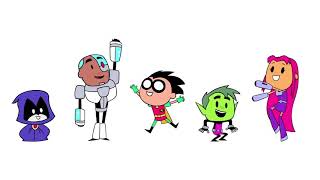 Teen Titans Go! Intro Dance party Mash up Seasons 1- 4 HD