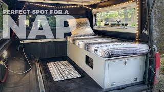 Camper Interior Build Series: Part 3: Floor and Couch