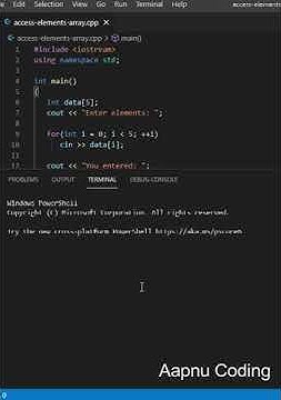 access element of an array using pointer in C++ program #shorts # ...