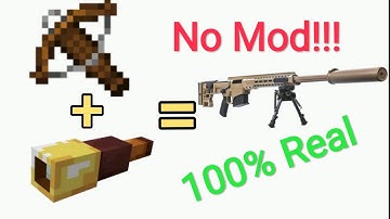 How To Make A Sniper Scope Crossbow With Spyglass Minecraft 1.17 Caves & Cliffs Trick