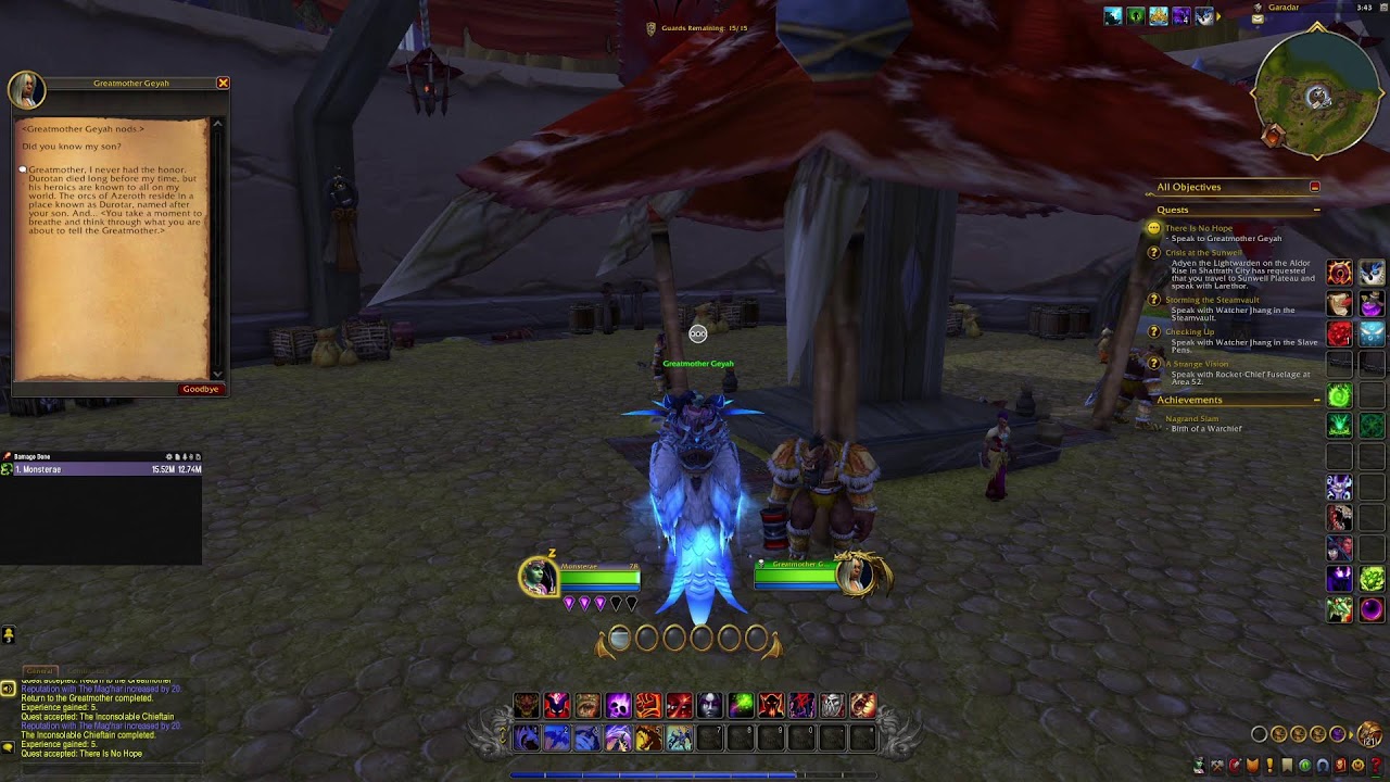 Monsterae In The Nagrand Slam ︱Chapter 9 🌿 Levelling My Orc Warlock - PLAY WITH ME 💚