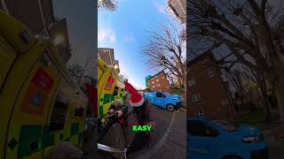 Paramedic Tries Penny Farthing on Christmas #shorts