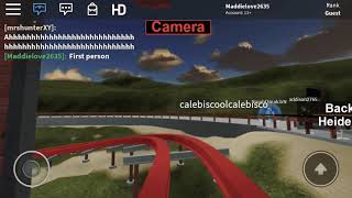 Roller Coaster Roblox-Red Rocket