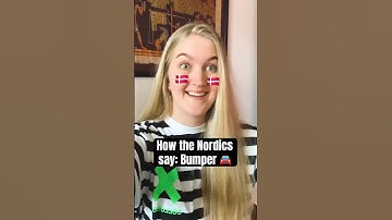 How the Nordic countries say Bumper 🇩🇰🇸🇪🇳🇴🇮🇸🇫🇮