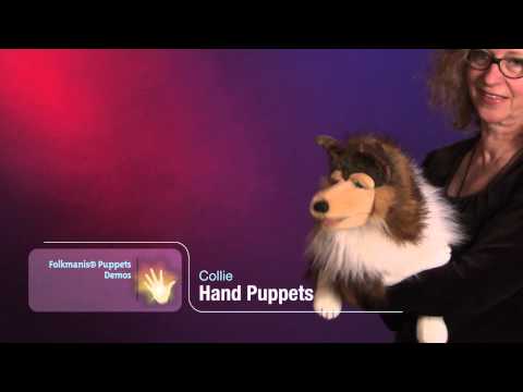 Folkmanis® Collie Puppet Demo - Retired