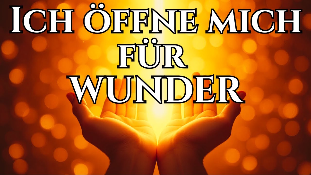 💫 Ich öffne mich für Wunder | Kraftvolle Affirmationen für Vertrauen, Freude & innere Führung
