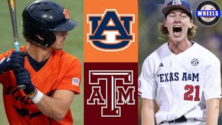 Auburn vs #4 Texas A&M Highlights (Game 3) | 2024 College Baseball Highlights