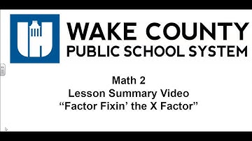 Unit 4 Lesson 6 MVP Video Lesson Summary