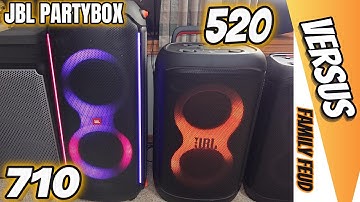 JBL Partybox 520 vs 710 🤯 Family Feud 🔌 Plugged In 🔊 Can the 520 Hang with It