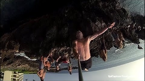 GoPro Hero 3 Black Epic Slow Motion Backflip 240fps ~ Black Rock, Maui Hawaii
