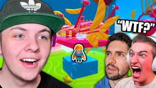 I Trolled YouTubers With An Impossible Fall Guys Level!