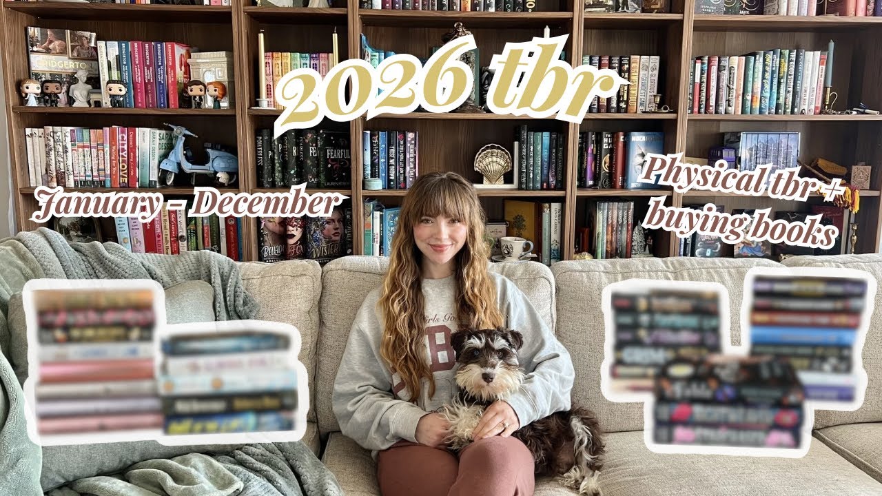 my 2026 tbr! January-December tbr {physical tbr + buying books}