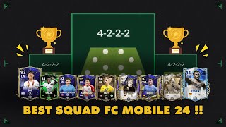 CUMA PAKAI PEMAIN 20 JUTAAN BISA JADI SQUAD SE SEBAGUS INI ? 😱 !! BEST SQUAD FC MOBILE 24