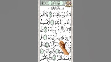 سورة القيامة من الآية 1 إلى الآية 10 قراءة كأنك في الحرم