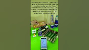 IoT Based Irrigation System #esp8266#shorts